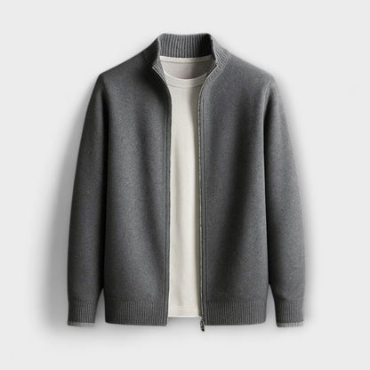 Giacca in maglia con zip