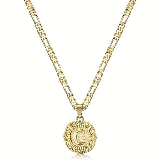 Collana con iniziale rotonda