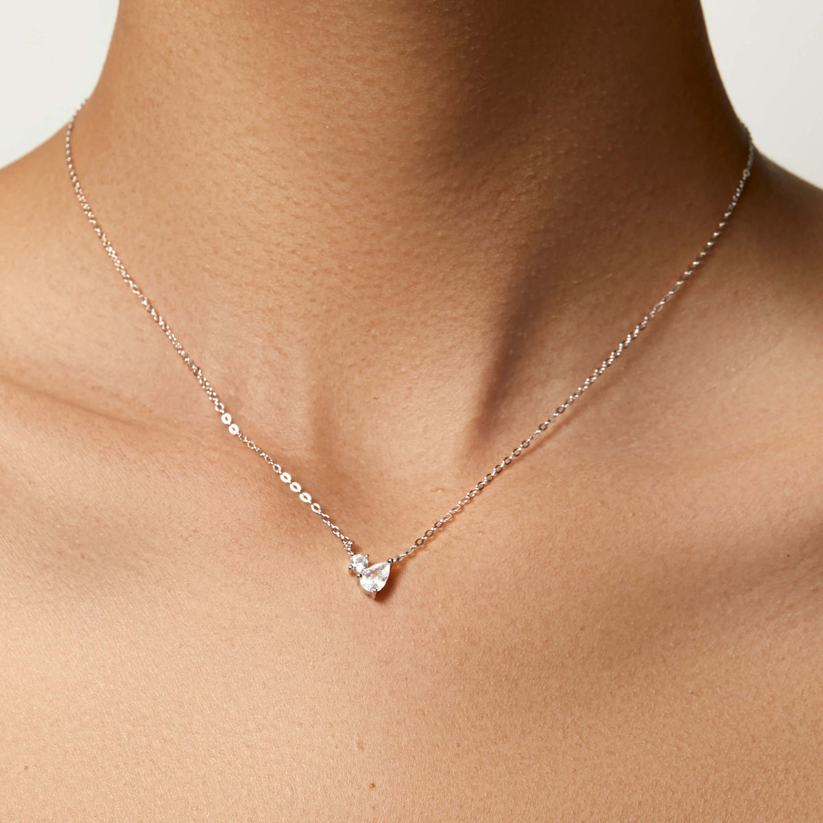 Pear Duo Necklace