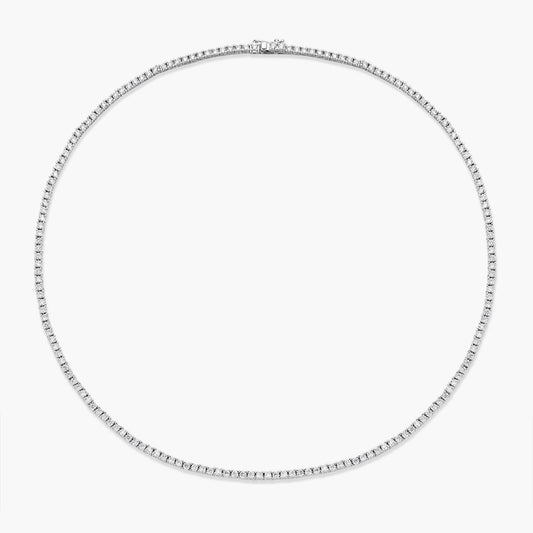 Petite Tennis Necklace (2 mm)