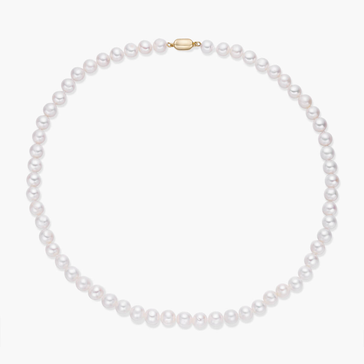 Round Pearl Necklace