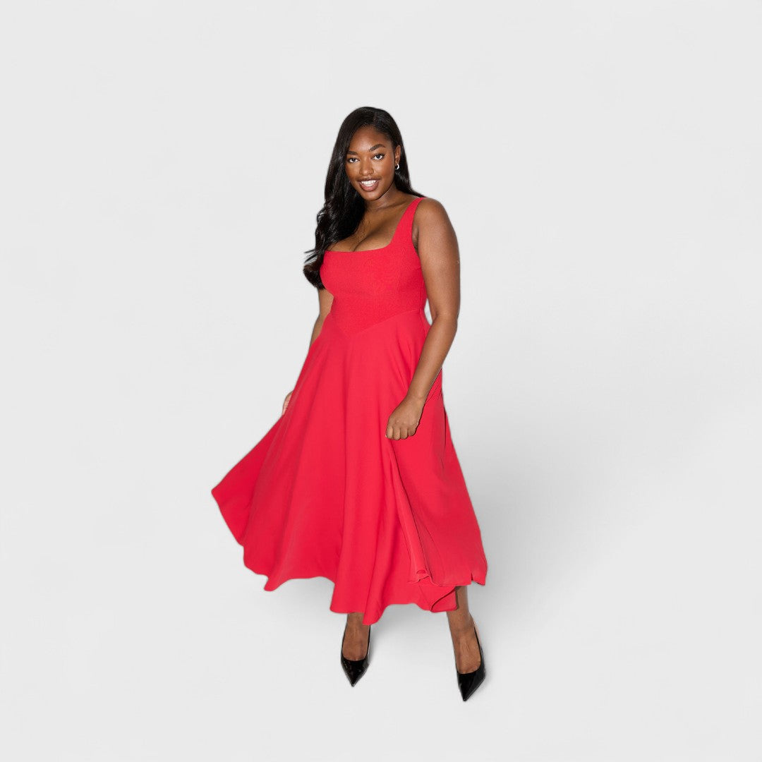 Amelia – Abito midi fluido senza tempo