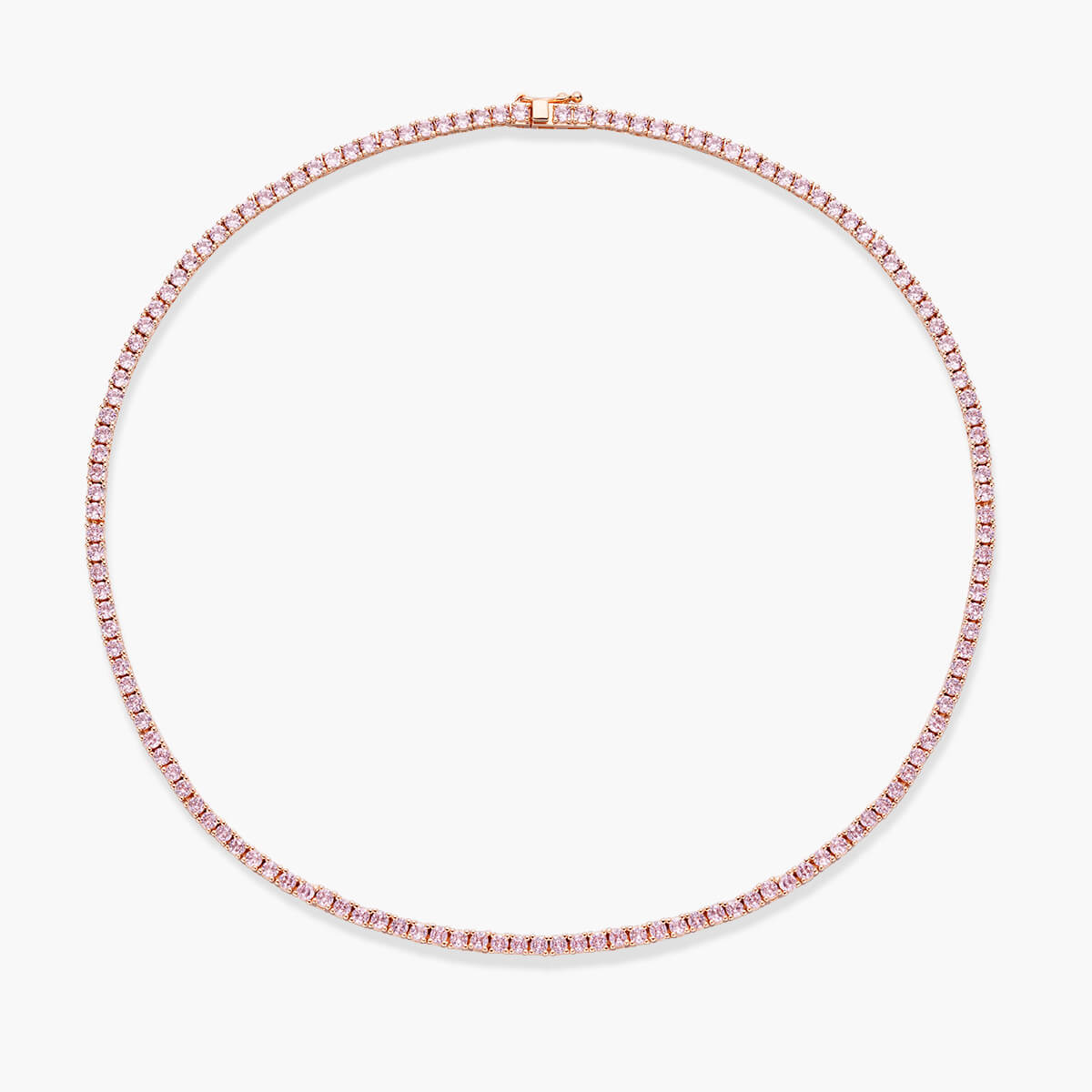 Coloured Tennis Necklace (2.5 mm)