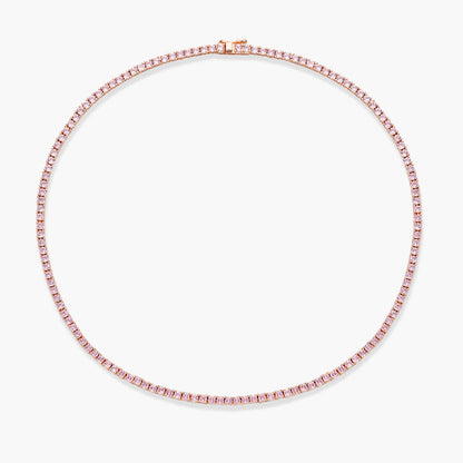 Coloured Tennis Necklace (2.5 mm)
