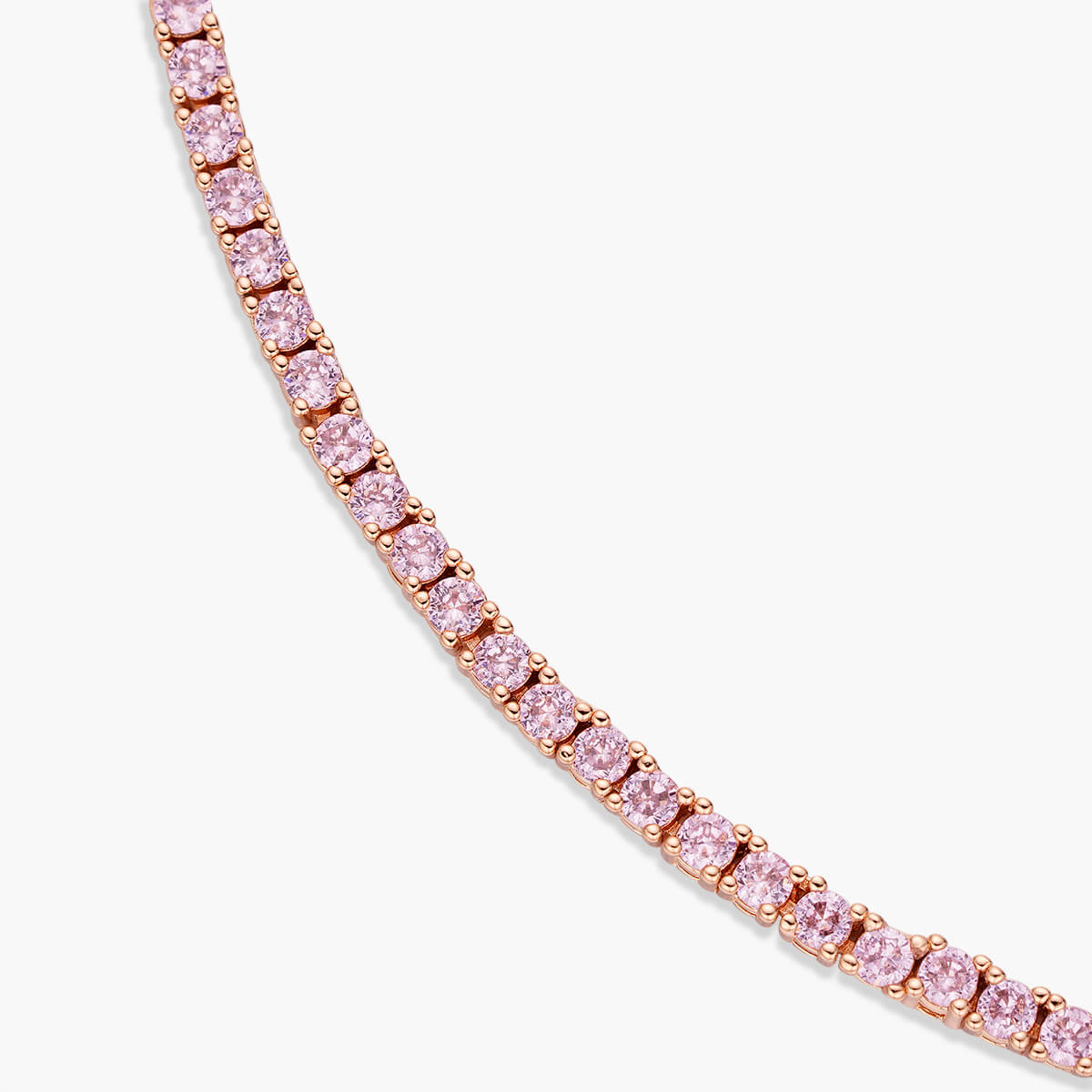 Coloured Tennis Necklace (2.5 mm)