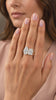 Toi et Moi Pear & Radiant Ring styled on the hand