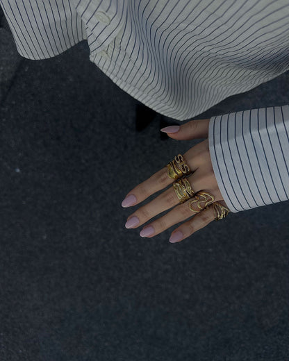 Jaylinette | Anello Grande in Oro 18K