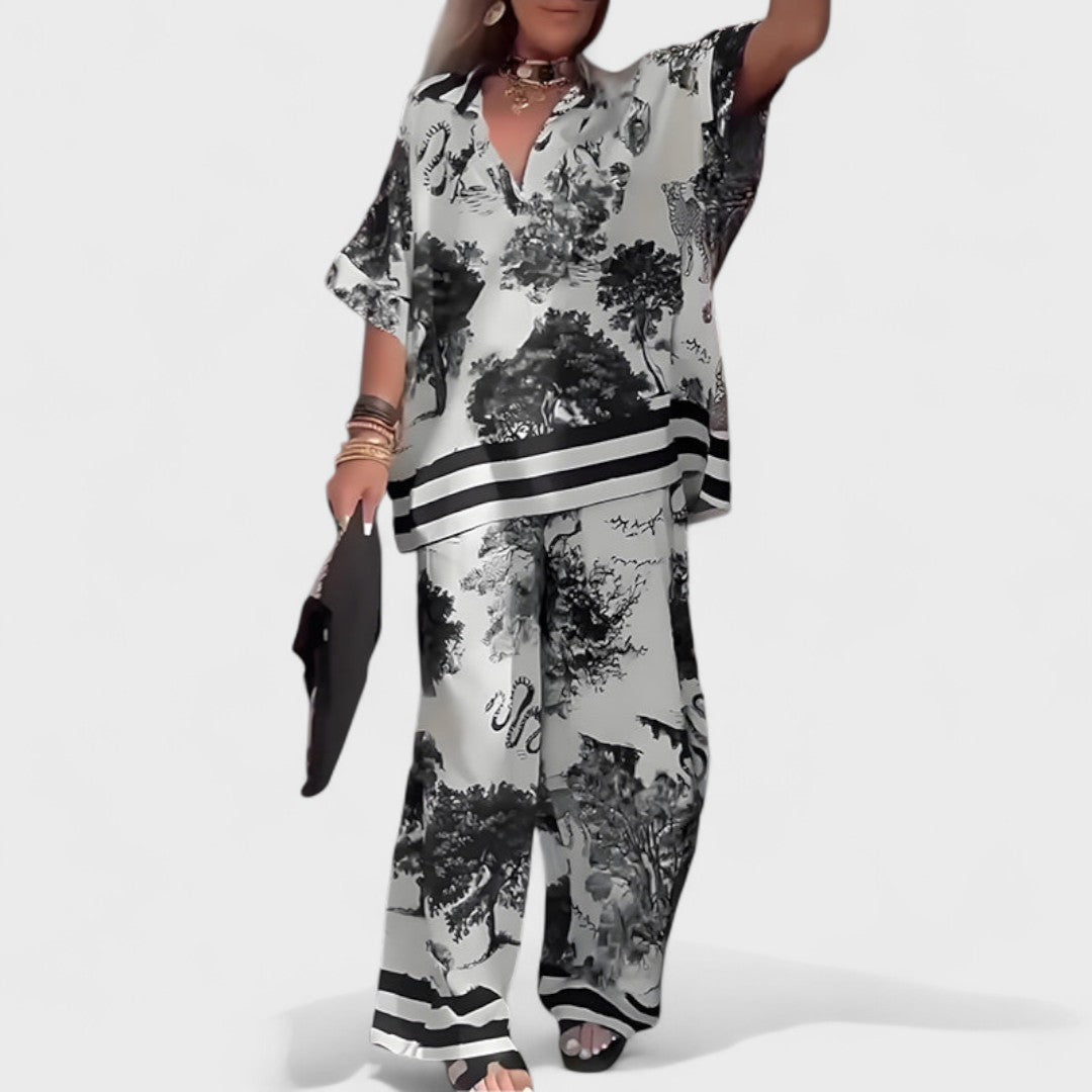 Giulia – Completo Estivo Elegante a Due Pezzi 