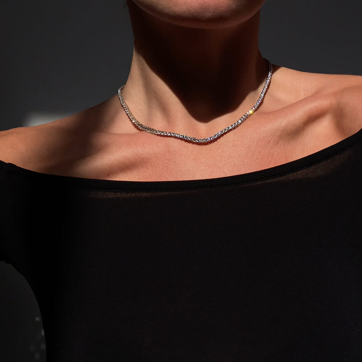 Tennis Necklace (2.5 mm)