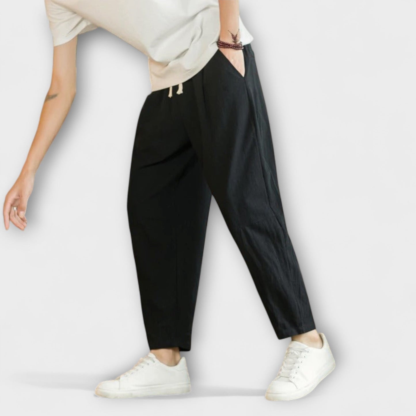 Pantaloni Casual in Cotone