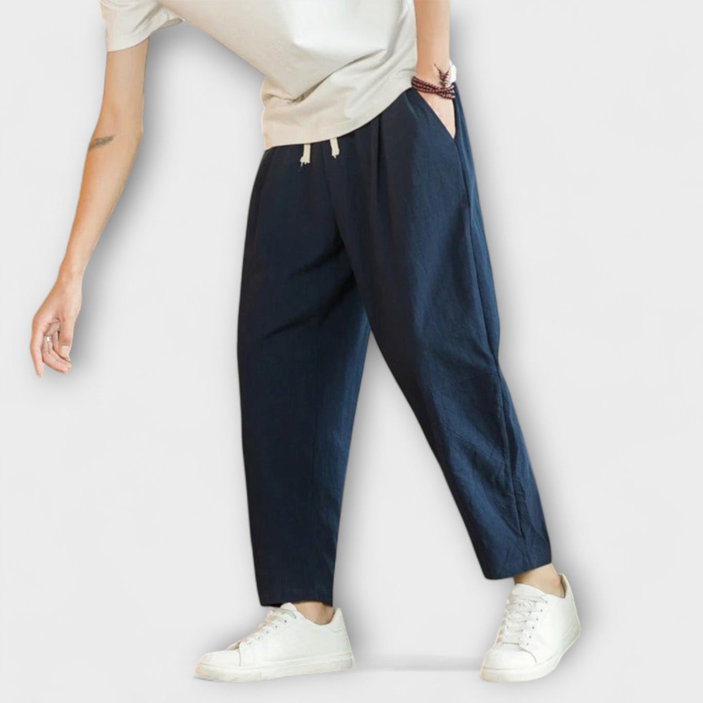 Pantaloni Casual in Cotone