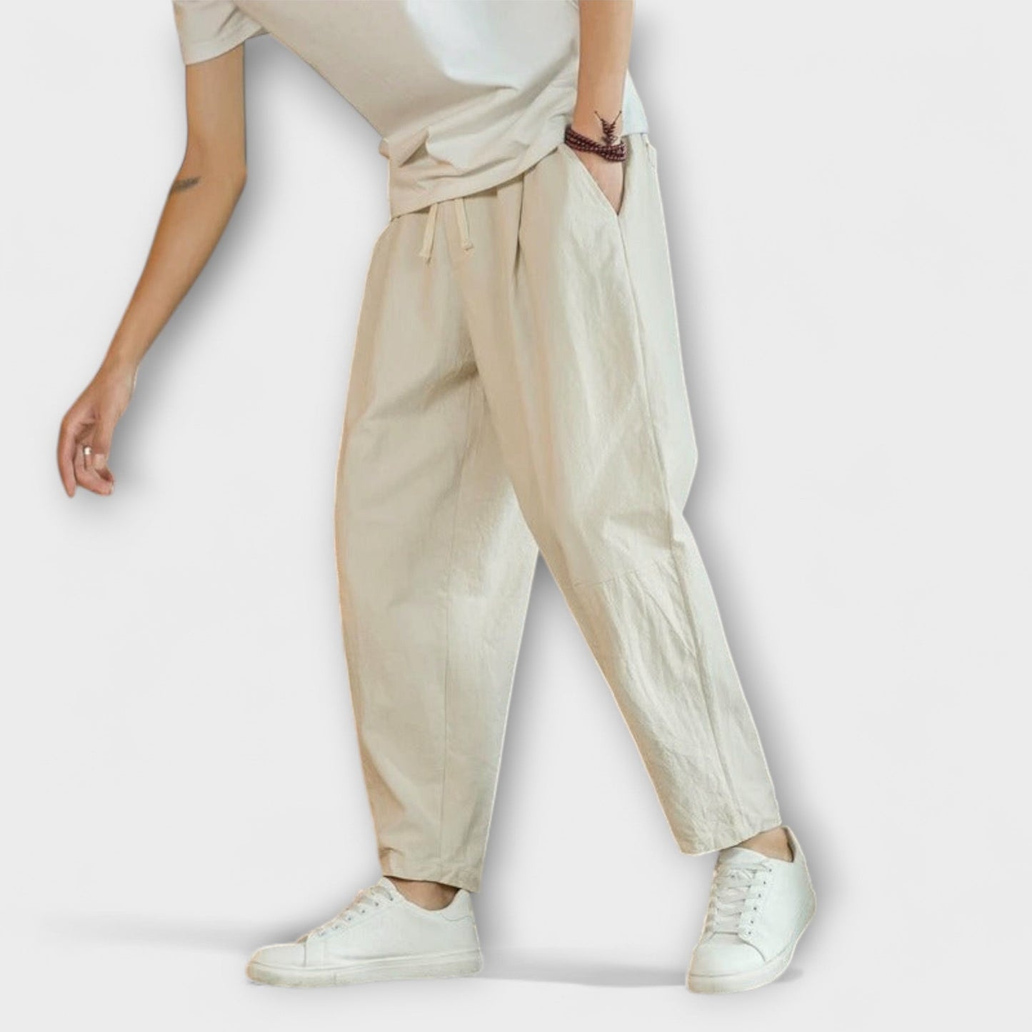 Pantaloni Casual in Cotone